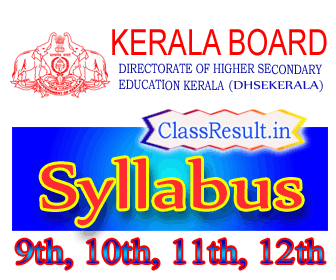 dhsekerala Syllabus 2022 class SSLC, 10th, 12th, Plus Two, +2, Plus One, HSE, DED, DEIED